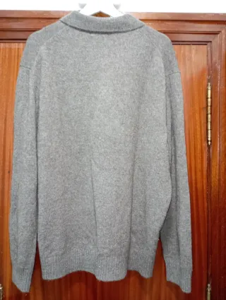 Jersey Massimo Dutti Caballero Talla XL Marrón