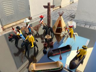 Playmobil Western 1974 Indios y Vaqueros