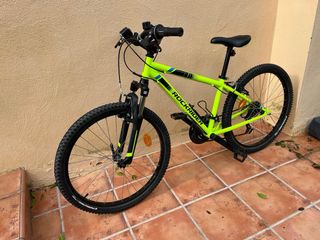 Bicicleta Rockrider niño verde