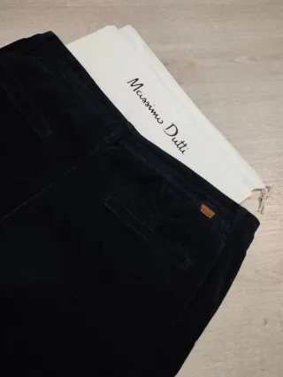 Pantalón Massimo Dutti Negro