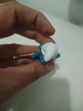 Figura Pitufo Pescador