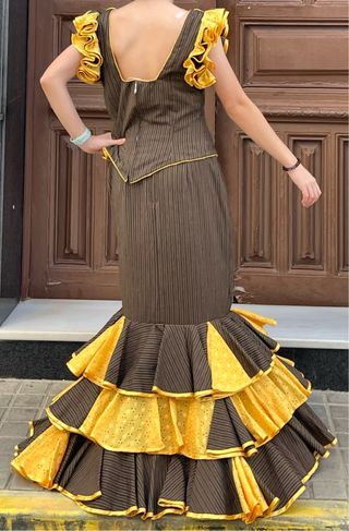 Traje de Flamenca Campero Talla 38