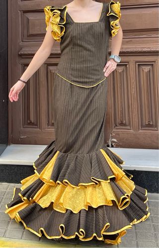 Traje de Flamenca Campero Talla 38