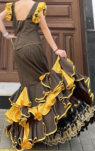 Traje de Flamenca Campero Talla 38