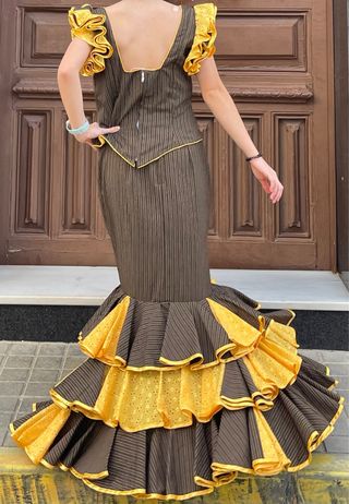 Traje de Flamenca Campero Talla 38