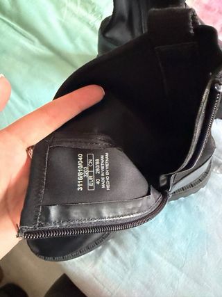 Botines Zara Talla 40 Negros