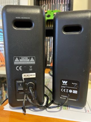 Altavoces Woxter Big Bass 95 Negros