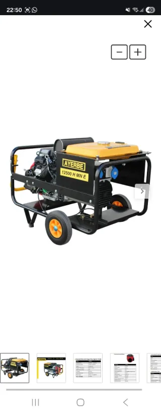 Generador AYERBE 12500 H MN E