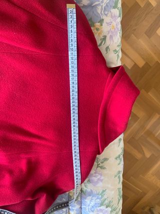 Abrigo mujer de paño lana fucsia