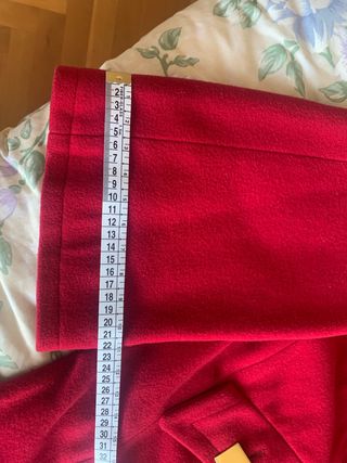 Abrigo mujer de paño lana fucsia