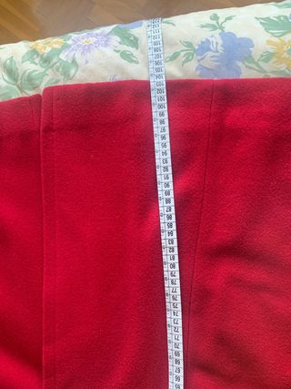 Abrigo mujer de paño lana fucsia