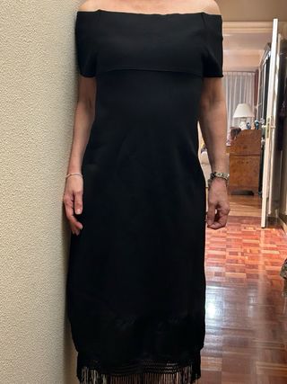 Vestido Negro Fiesta Talla M