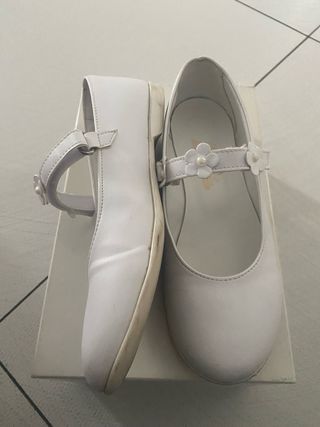 Scarpe bimba Givi ballerine bianche taglia 33