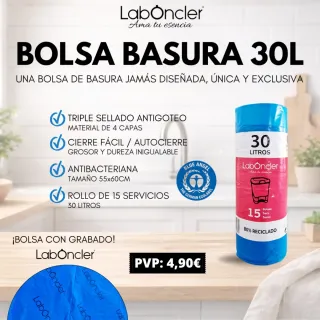 Bolsas Basura LabOncler 120L (5 Unidades)