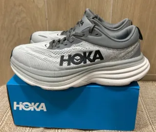 Zapatillas Hoka Running Gris/Blanco