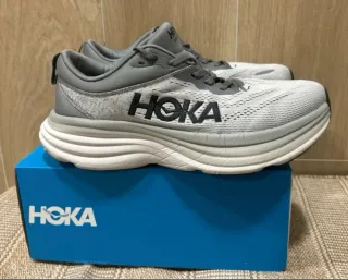 Zapatillas Hoka Running Gris/Blanco
