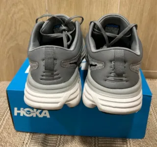 Zapatillas Hoka Running Gris/Blanco