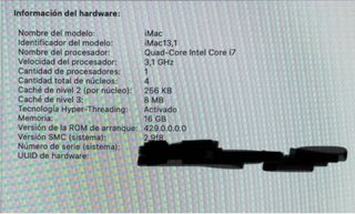 iMac 21.5 2013 Plata