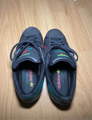 Adidas Superstar Reggae Preto multicolor