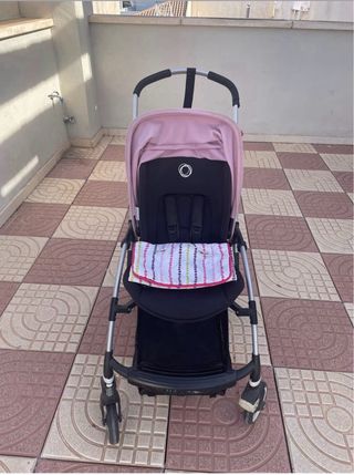 Carro- silleta bugaboo Rosa y Negro.