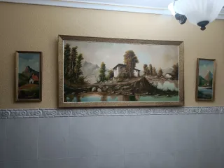 Cuadro Antiguo Paisaje