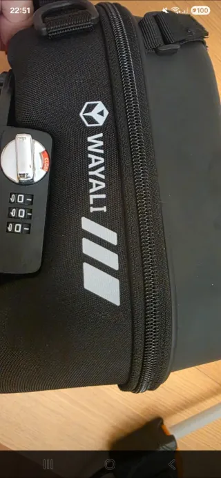Bolsa de depósito con candado wayali