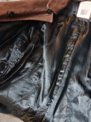 Cappotto Uomo Vera Pelle Tg 52 Marrone