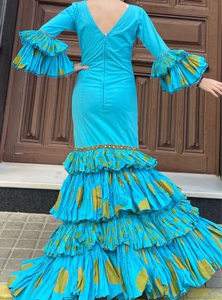 Traje de Flamenca muy elastico Talla 38/40