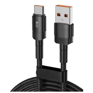 Cable USB-A a Tipo-C 100W Negro 6A 2m