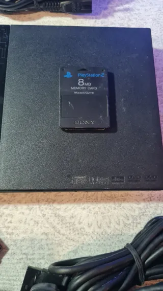 Consola PS2 Slim Negra + Accesorios