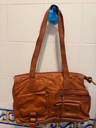 Borsa Coccinelle vintage pelle color terra bruciat