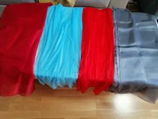 Fulares fiesta, varios colores, unidad 6 euros