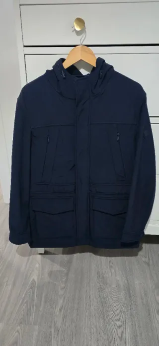 Abrigo azul Alvaro Moreno Talla L