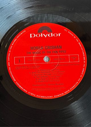 Vinilo Horea Crishan - The Magic of the Pan Pipes