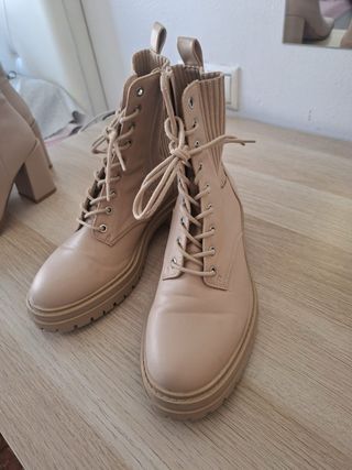 Botas de mujer beige