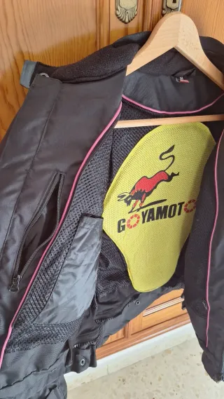 Conjunto Moto Cordura Mujer Negro