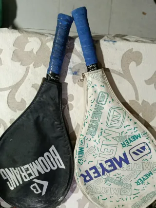Raquetas de Tenis Meyer y boomerang