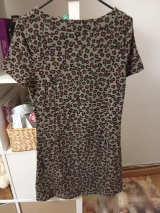 Vestido estampado animal print