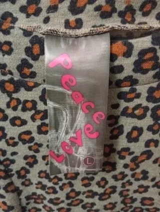 Vestido estampado animal print