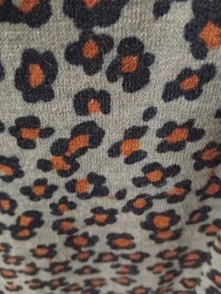 Vestido estampado animal print