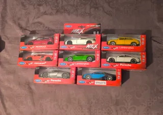 Lote 8 Coches Welly Escala 1:36