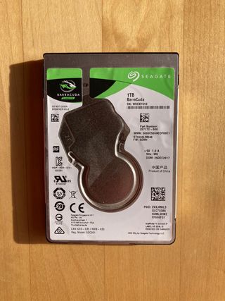 Disco Duro Seagate BarraCuda 1TB