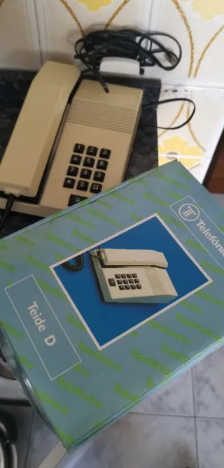 Teléfono Teide Beige con caja original