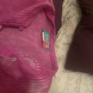 Camisa boho rosa y morada