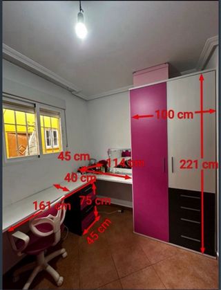 Dormitorio juvenil completo