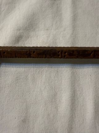 Balanza romana antigua de hierro