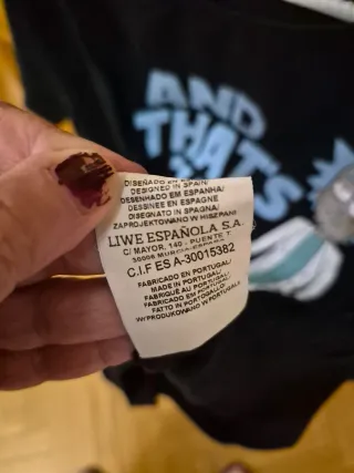 Rick y Morty camiseta TALLA XS