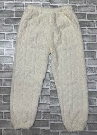 Pijama Polar Jacquard Blanco