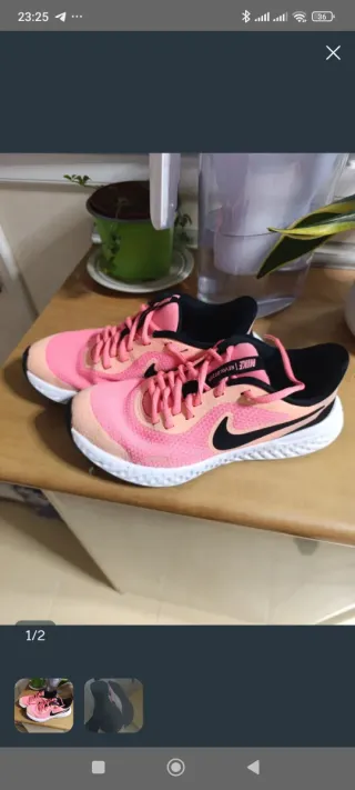Nike Revolution Mujer Rosa/Negro