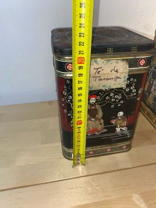 Lote vintage latas de Té